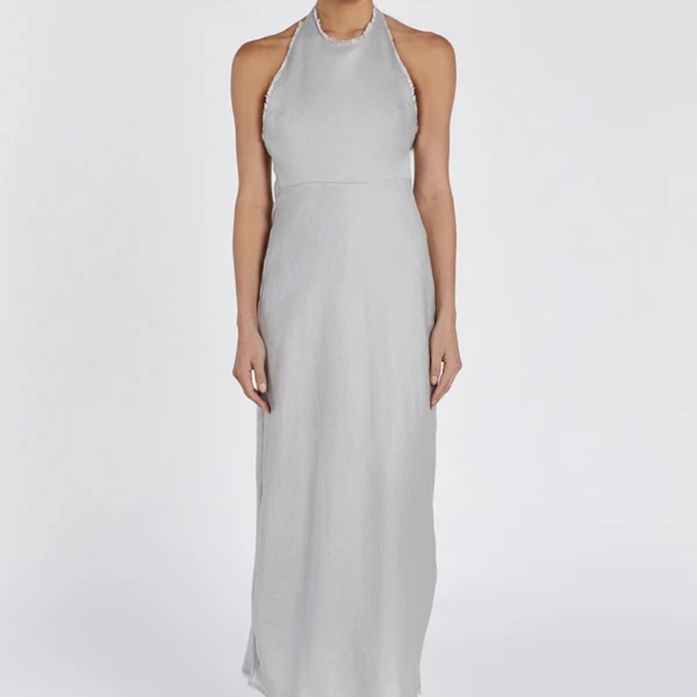DISSH Gray Halter Sheath Dress